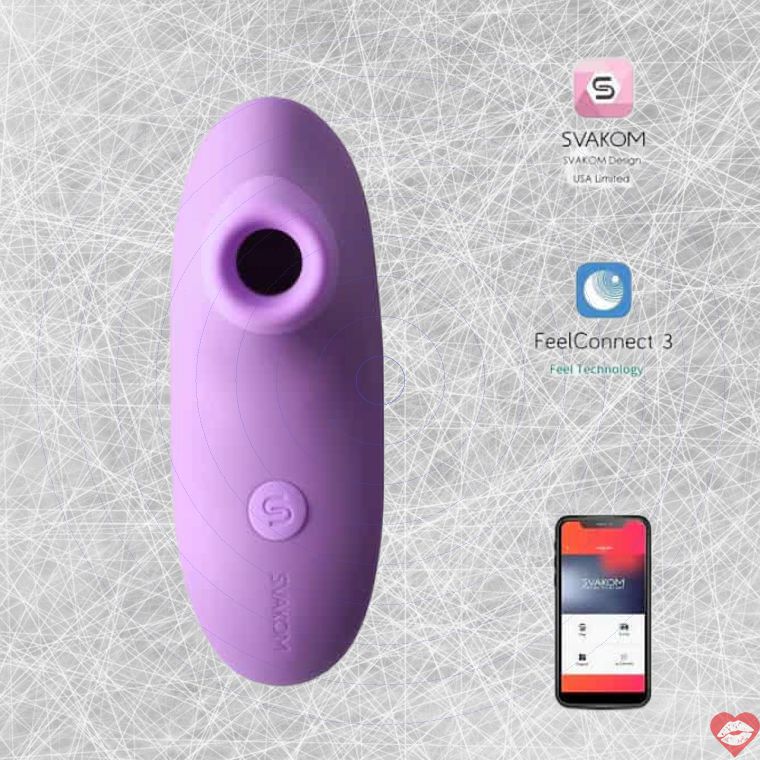 Svakom Pulse Lite Neo Tím Hút Âm Đạo App Điều Khiển