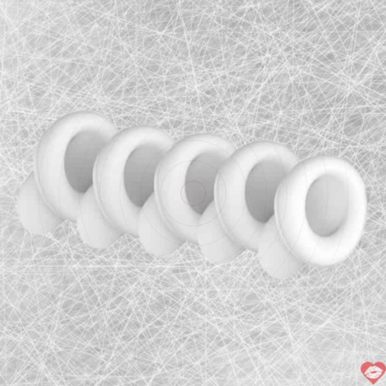 Nasads Satisfyer Caps 2 Trắng 5 Cái Thay