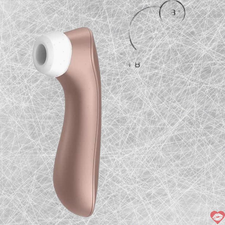 Satisfyer Pro 2+ vàng hồng hút clít rung 16.4cm