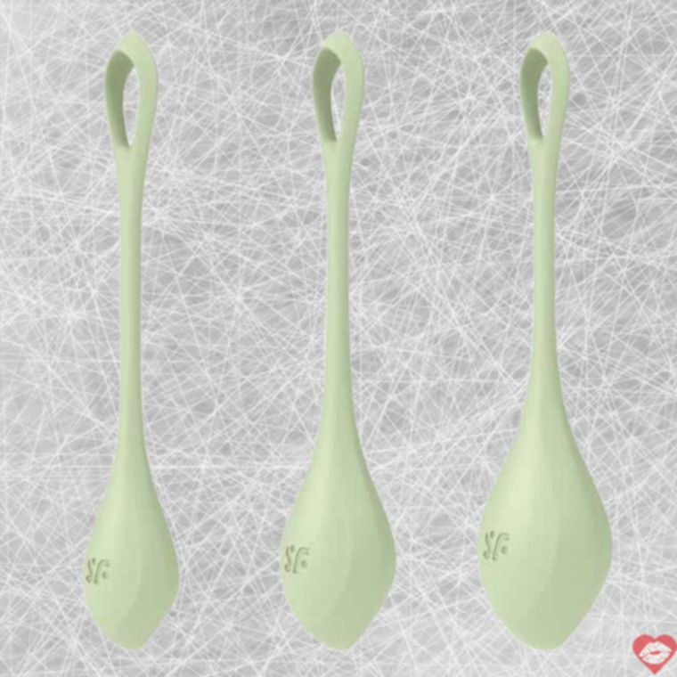 Satisfyer Yoni Power 2 Balls Xanh Làm Chặt Âm Đạo Tự Nhiên