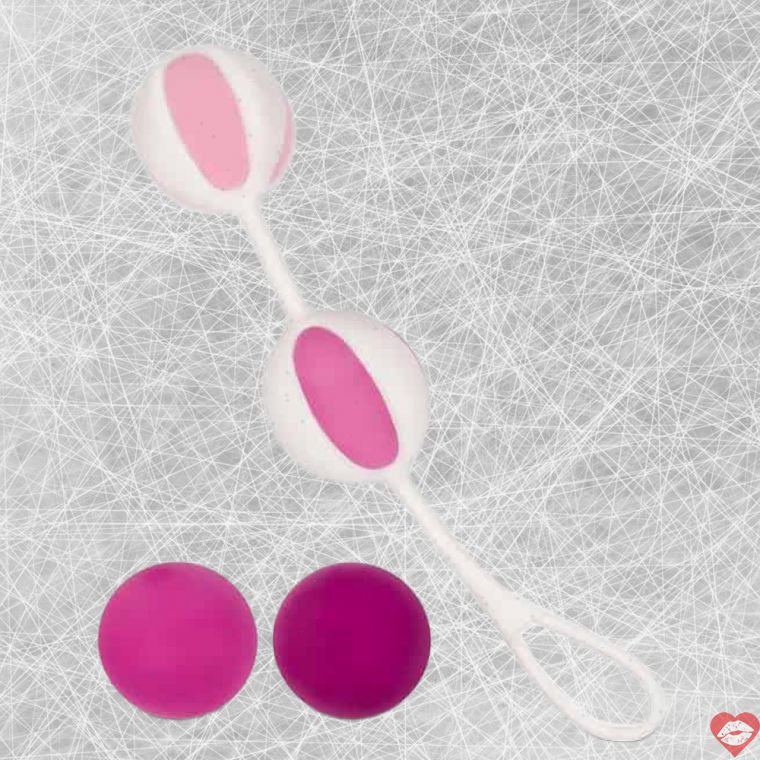 Gvibe Geisha Balls 2 Hồng 3cm Siêu Kegel