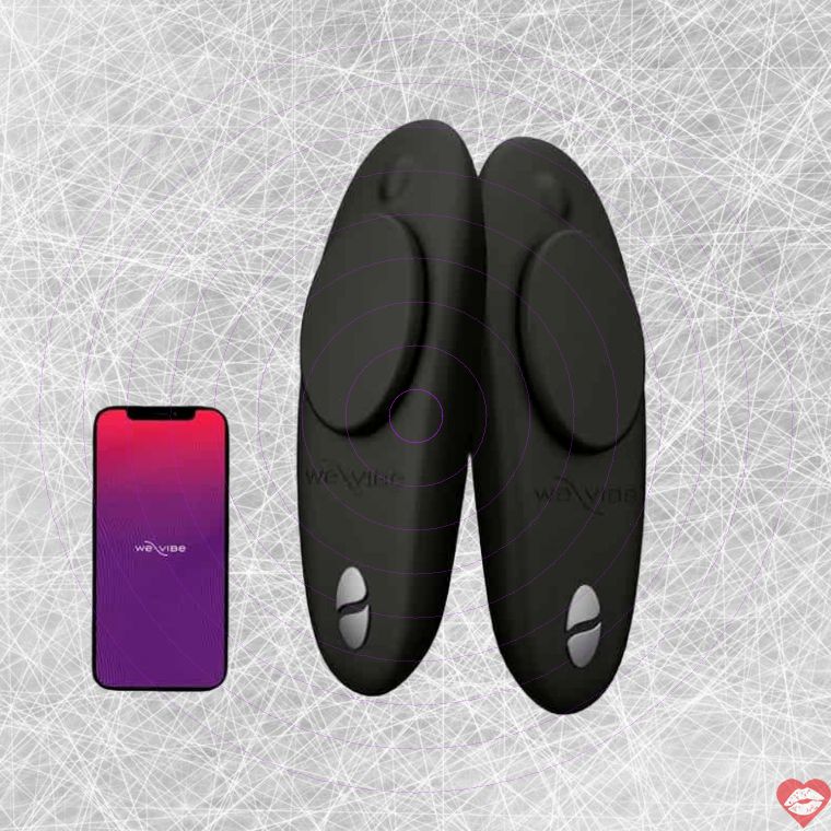 We-Vibe Tease Moxie Đen App Rung Cặp Đôi Siêu Xa