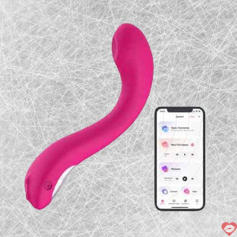 Lovense Osci Rung G-Spot Điều Khiển Hồng 19.8cm