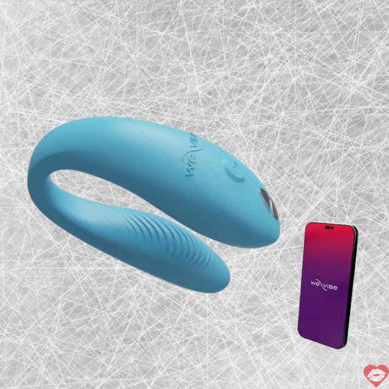 We-Vibe Sync Go Cặp Đôi Xanh App Rung Mạnh 7.75cm