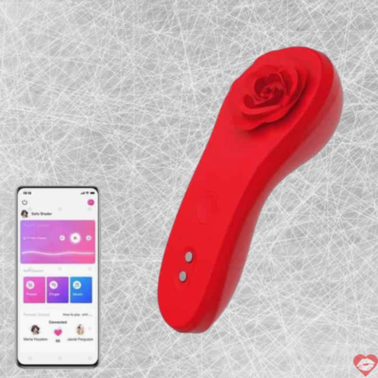 Caleo Vibro Trúsi Đỏ App Rung Mạnh Kích Thích 