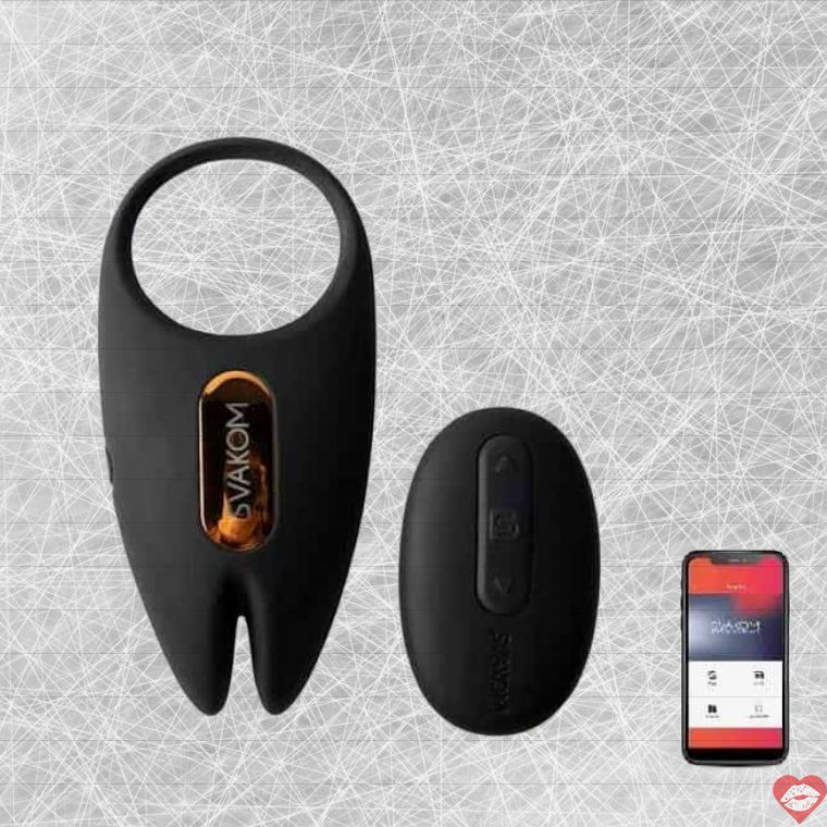 Svakom Winni 2 App Ring Đen Remote Siêu Cực Khoái