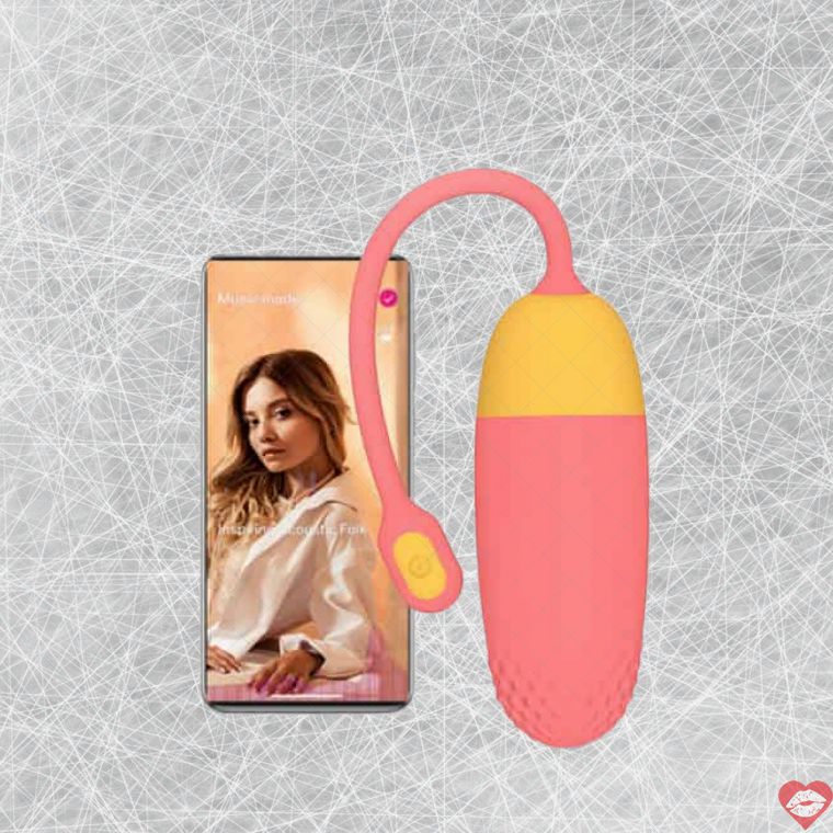 Vibro trứng Magic Motion Vini app điều khiển cam vàng