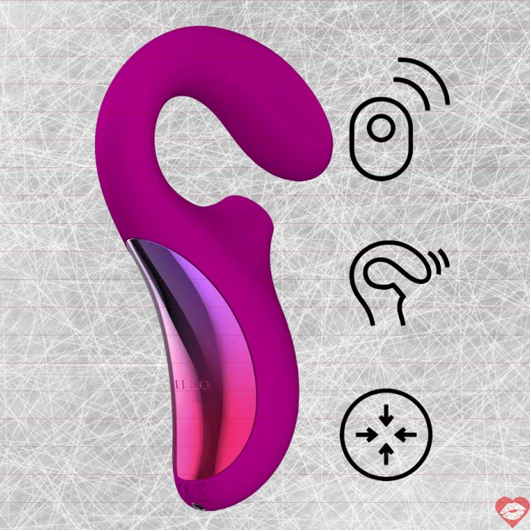 Lelo Enigma Cruise Hồng G+Cli Hút Siêu Âm Chống Nước