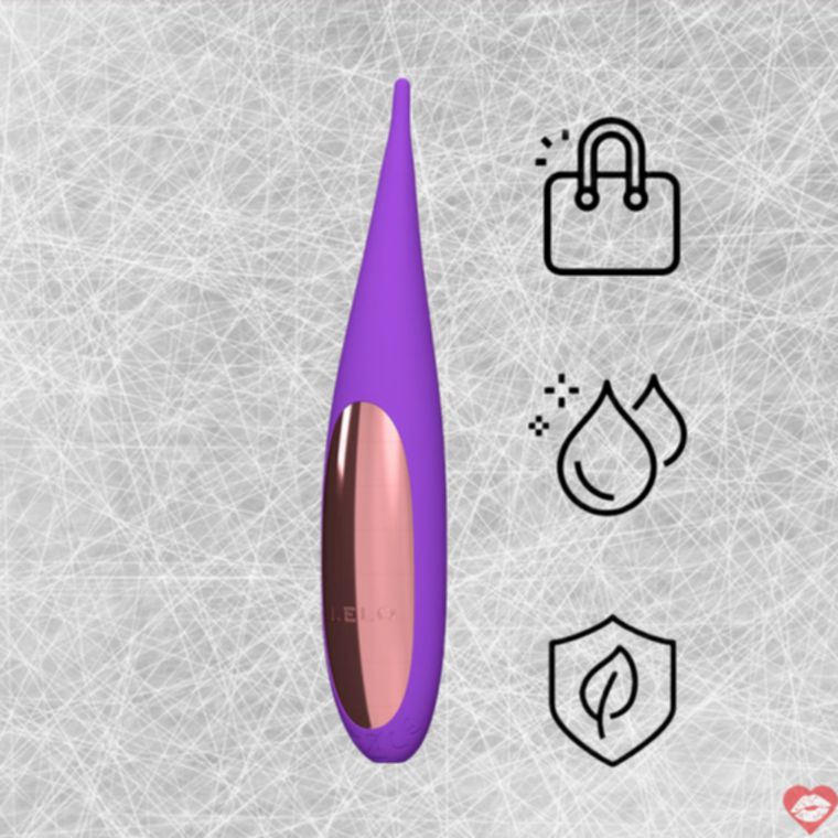 Lelo DOT vibrator âm vật tím nhỏ gọn du lịch rung mạnh 