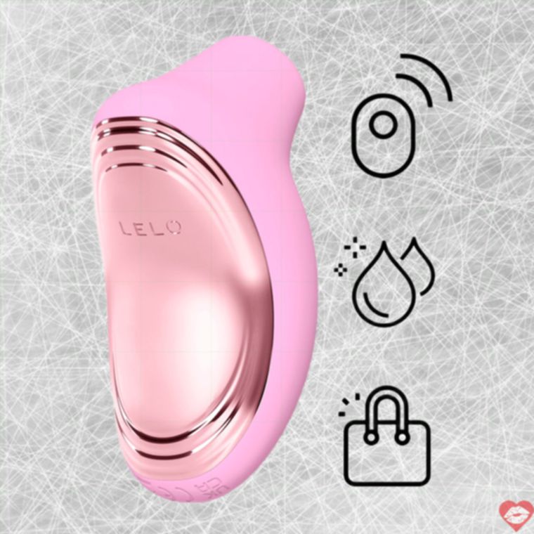 Lelo Sona 2 Sonic Hồng Âm Vật Du Lịch[dochoius]​ 