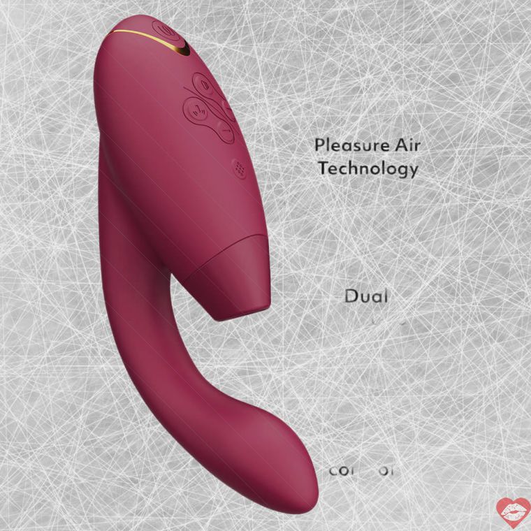 Womanizer DUO 2 đỏ hút G-spot 20.3cm cao trào kép