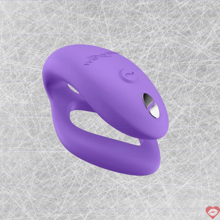 We-Vibe Sync O Tím Nhạt 8cm Cặp Đôi Rung Chống Nước 