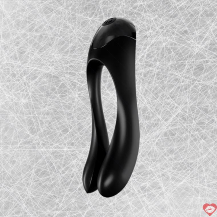 Satisfyer kẹo mút rung đen mini waterproof