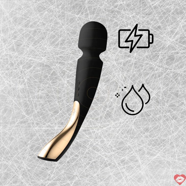 Lelo Smart Wand 2 Massage Toàn Thân Lớn Đen Thư Giãn Cực Đỉnh