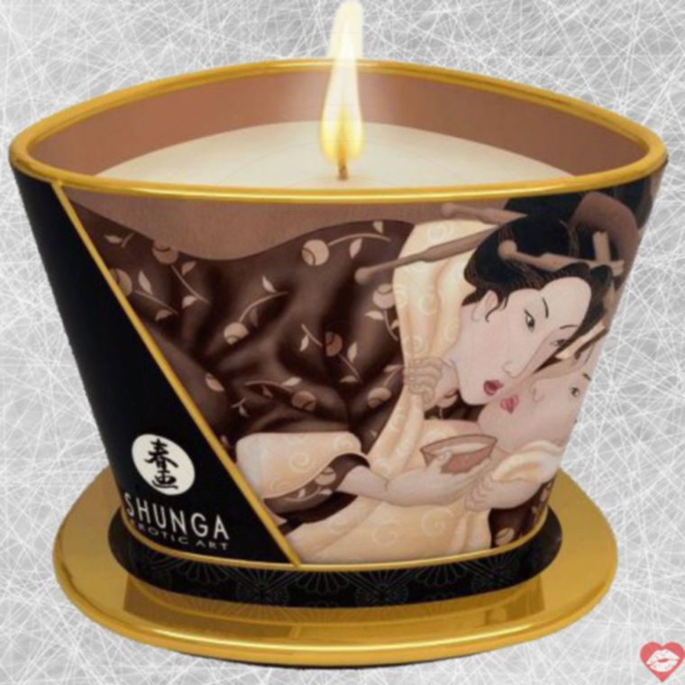 Shunga Nến Massage Sô Cô La 170ml Tan Chảy