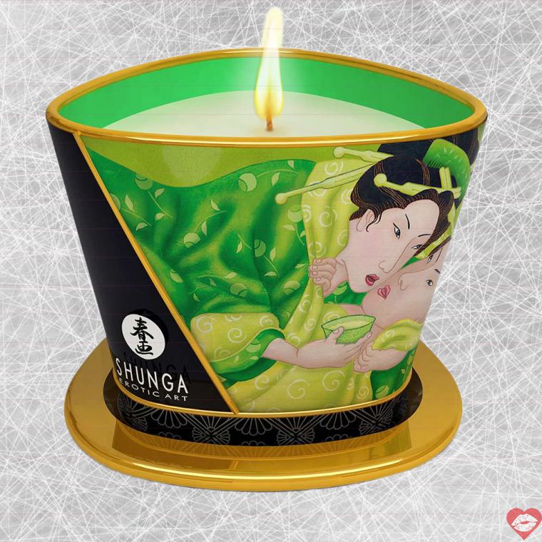 Shunga Trà Xanh Nóng Dâm Massage 170ml Tự Nhiên