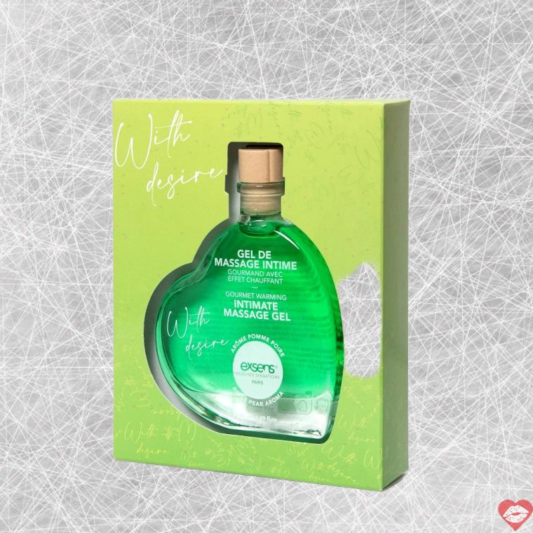 Exsens Passion Massage Oil Táo Lê Ấm Ăn Được
