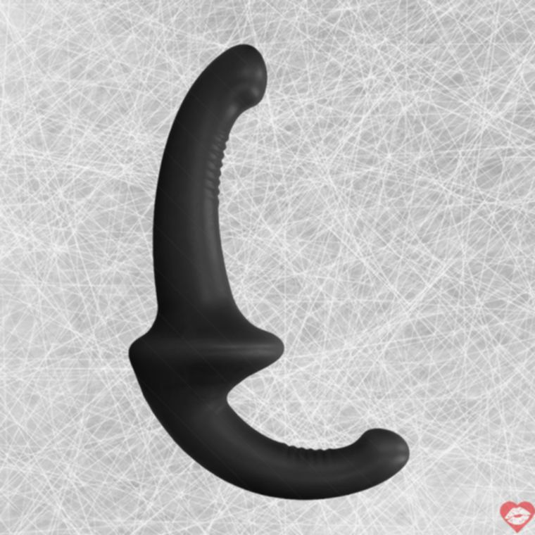Ouch Đeo Siêu Dễ Silicone Đen 2.5cm Thỏa Mãn