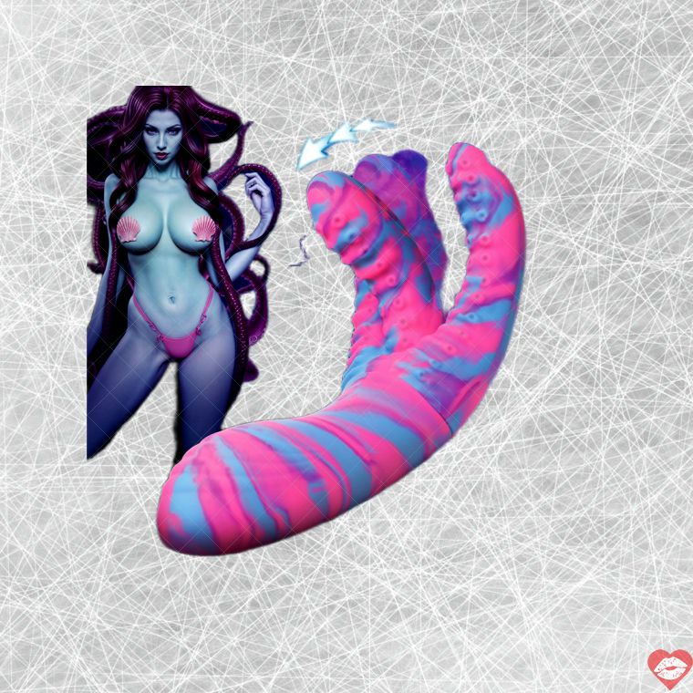 Tenta-Come Tentacle Rung Silicon 6.1inch Xoáy Sướng