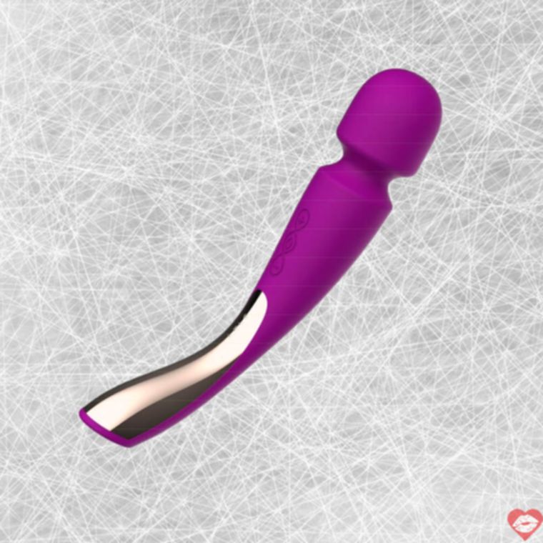 Lelo Smart Wand 2 Medium Hồng Đỏ Rung Tập Trung 30%