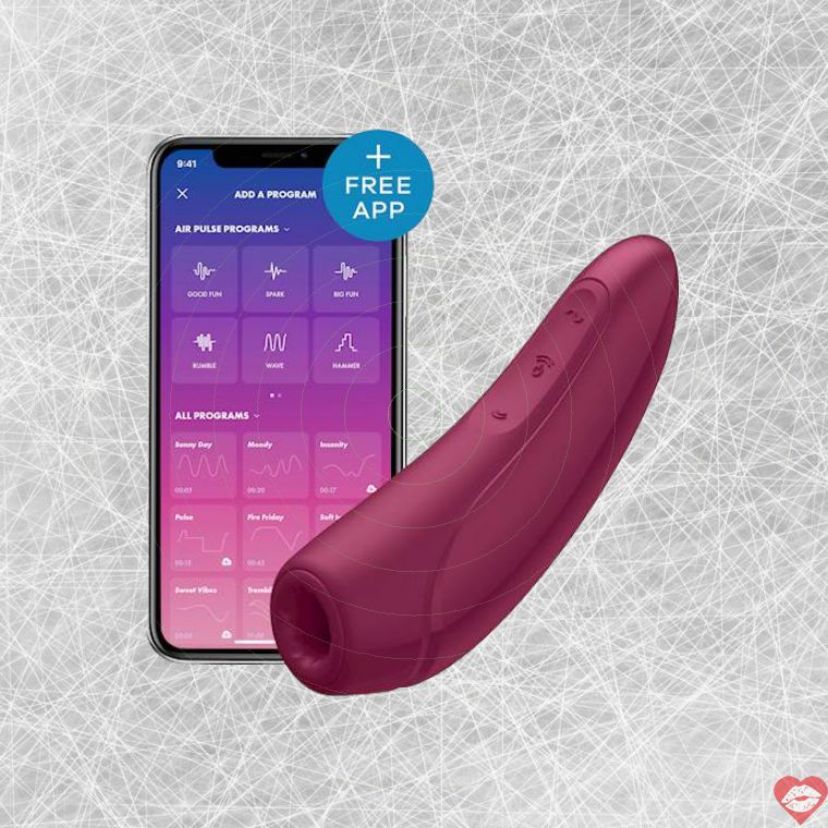 Satisfyer Curvy 1 Air Pulse Clit Siêu Hút App