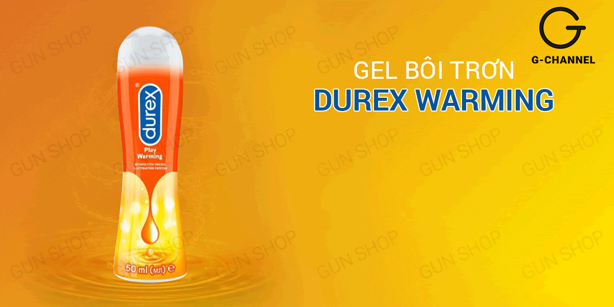 Địa chỉ bán Gel bôi trơn nóng ấm - Durex Warming - Chai 100ml giá rẻ