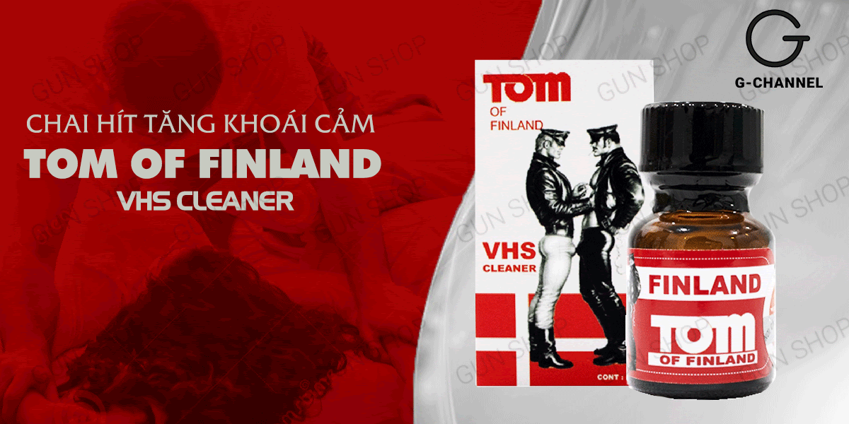 Cung cấp Chai hít tăng khoái cảm Popper Tom Of Finland VHS Cleaner - Chai 10ml giá sỉ