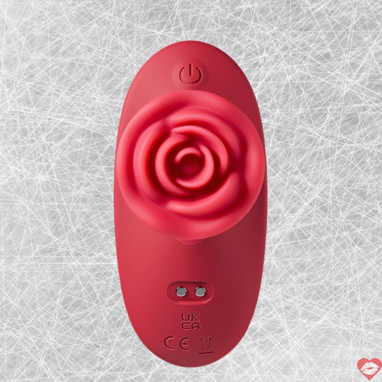 Erocome Rose Tapping Rung Âm Hộ Hoa Hồng Đánh
