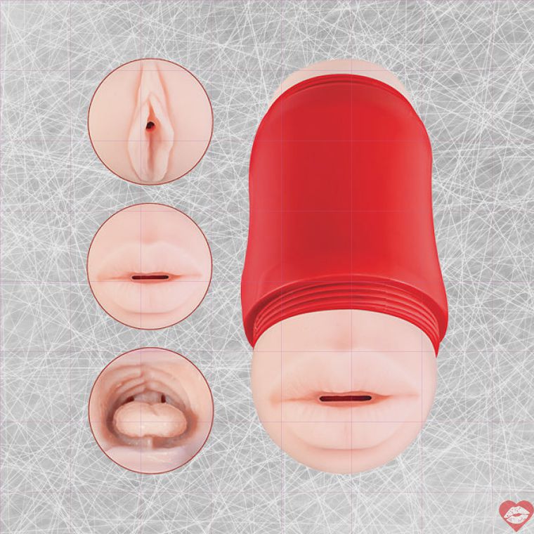 Stroker Delite Two Ways Kép Miệng Lồn Thực Tế Đã 