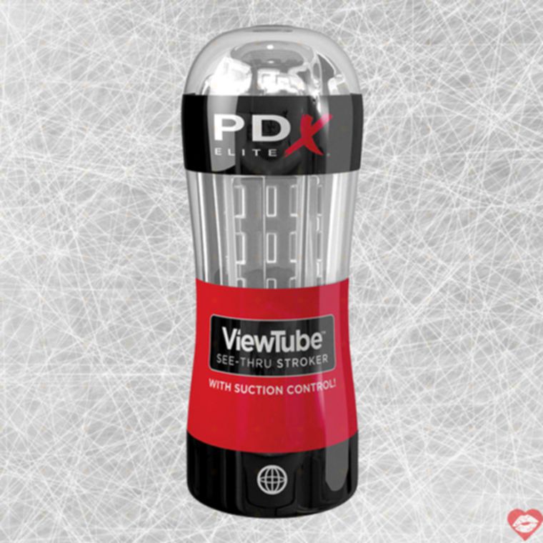 PDX Elite ViewTube Stroker Trong Suốt Xem Action