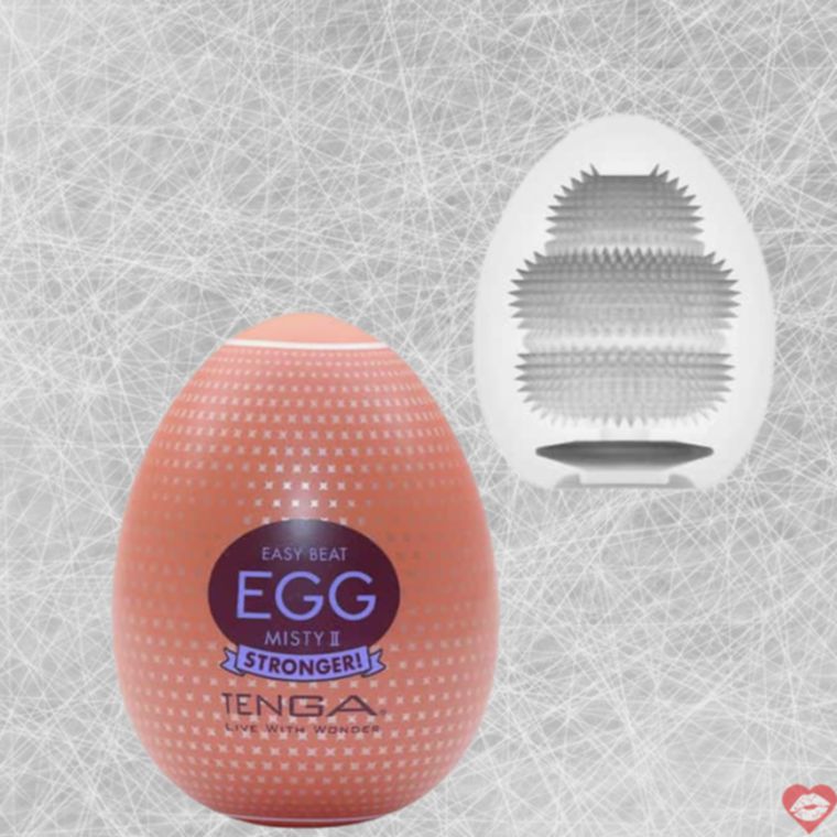 Tenga Egg Hard-Boiled Misty II trắng compact