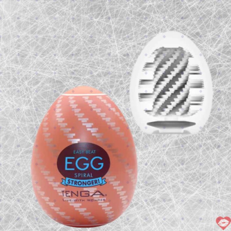 Tenga Egg Spiral Trứng Trắng Siêu Bền Mạnh