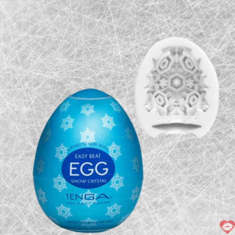 Tenga Egg Snow Crystal Trắng Lạnh Siêu Mới