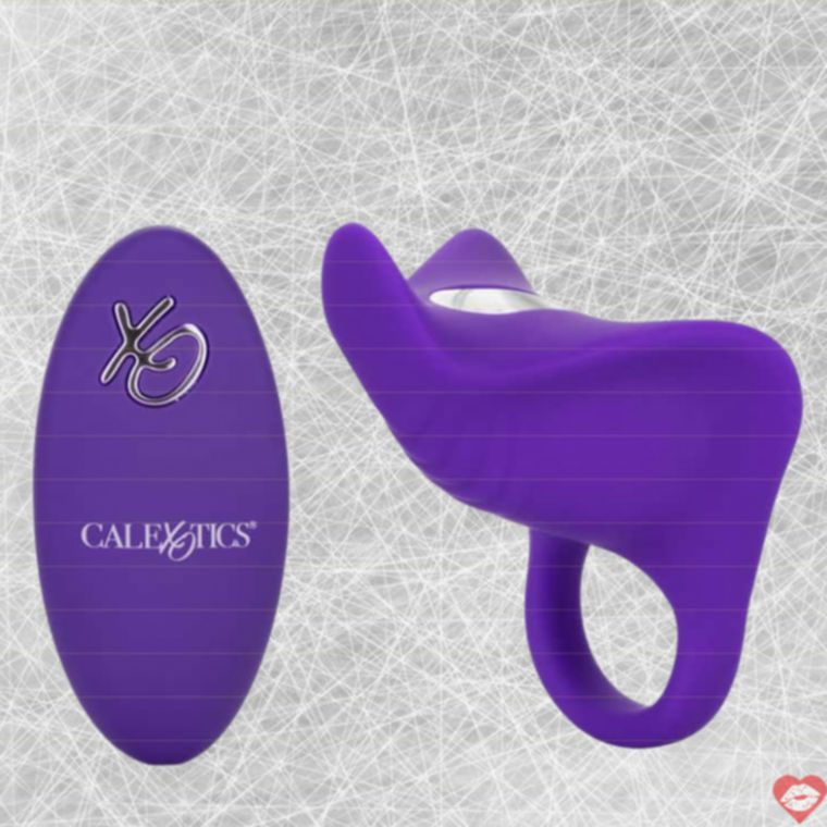 CalExotics Orgasm Ring Tím Rung Từ Xa Kéo Dài Xuất Tinh