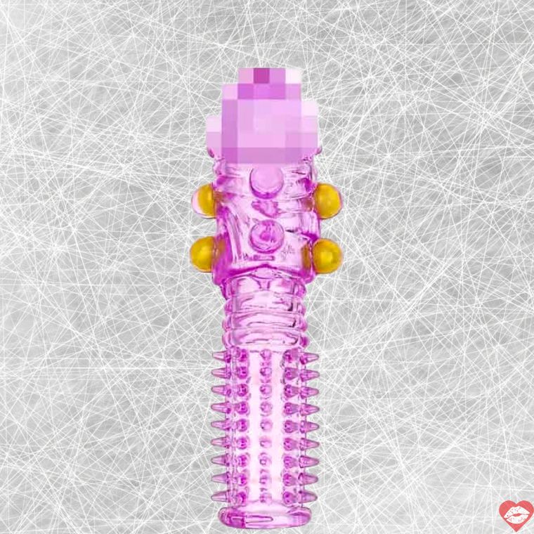 Nasadka Dương Vật Toyfa Bi Spikes Tím 14cm Siêu Kích Thích