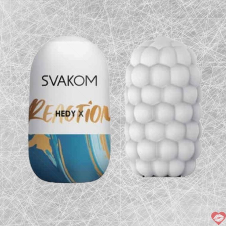 Svakom Hedy X TPE Hai Lỗ Hút Siêu Thật Động