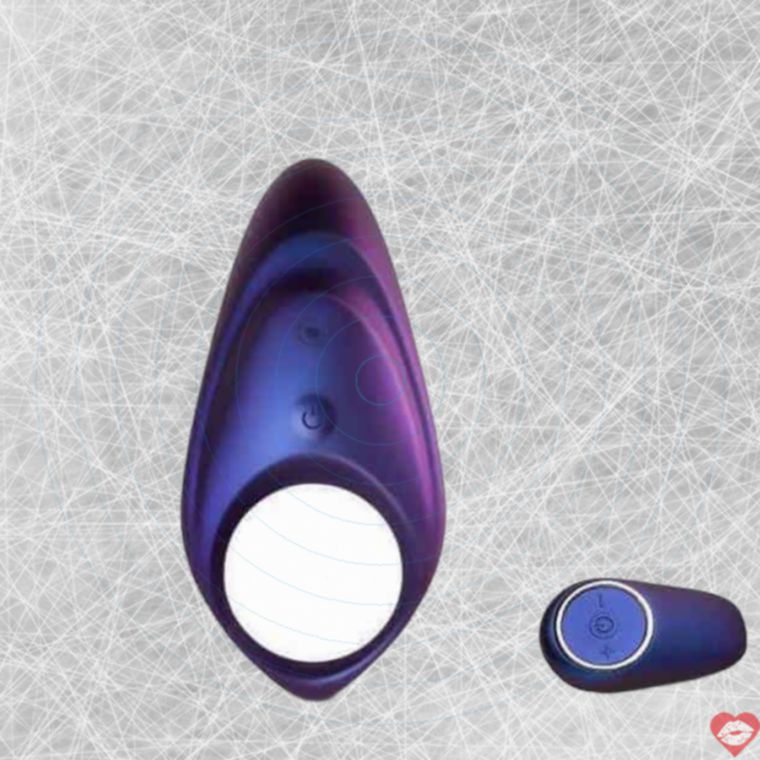 Hueman Neptune Cock Ring Tím Remote Siêu Cứng