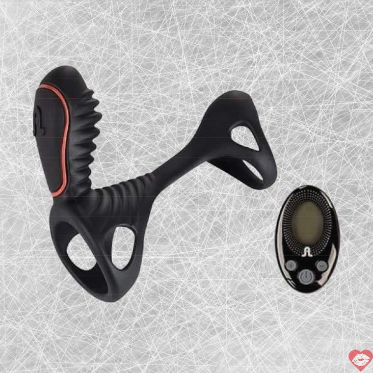 Nasadka Gladiator Vibro Đen Clit Remote Đôi Siêu Sướng