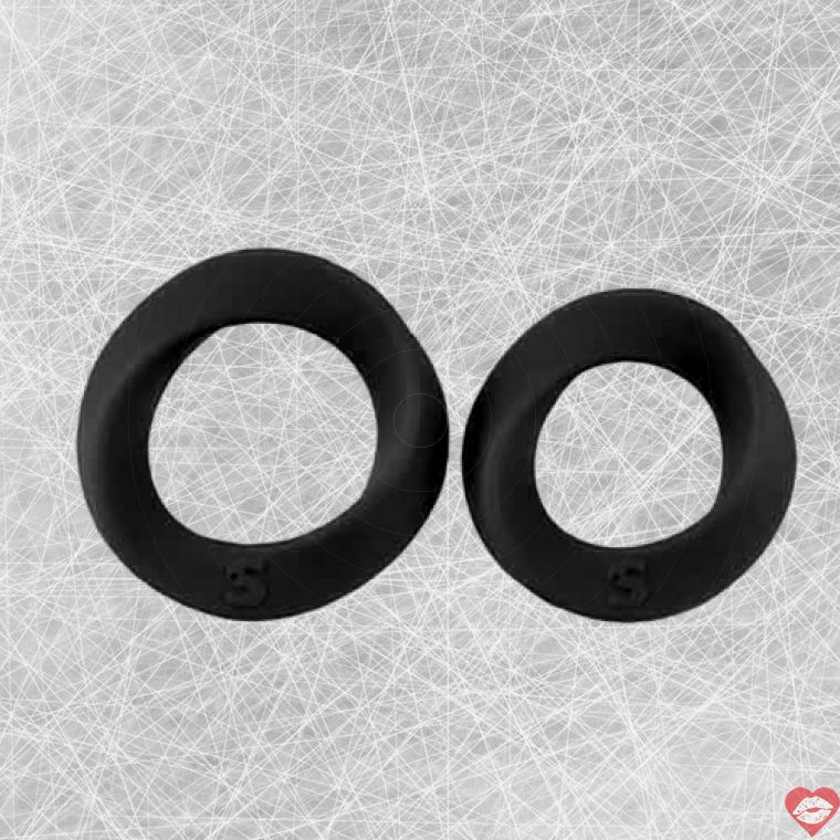Endless Cocking Set Black Silicone Rings Erection Delay Intense Stamina