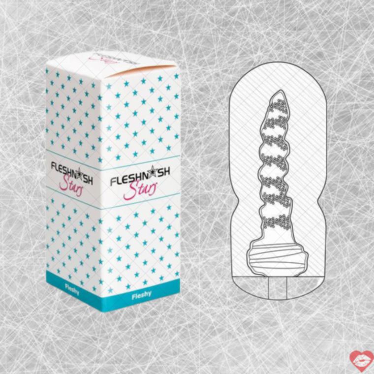 Fleshy Touch Masturbator Trắng TPE Siêu Mềm