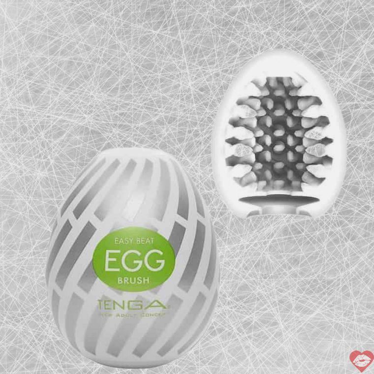 Tenga Egg Brush Trắng 6cm Siêu Mịn Thỏa Mãn