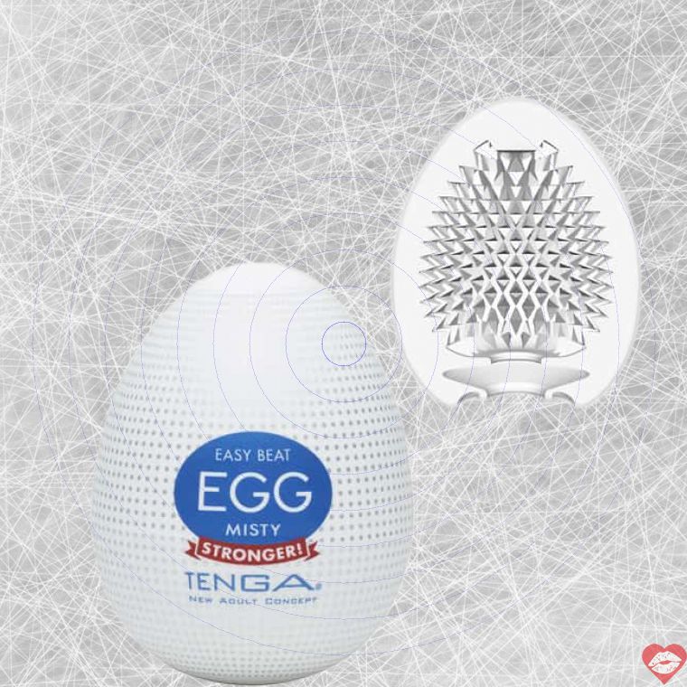 Tenga Egg Hard-Boiled Misty Trắng Boiled