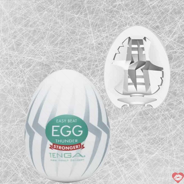 Tenga Egg Hard-Boiled Thunder Trứng Sét Trắng
