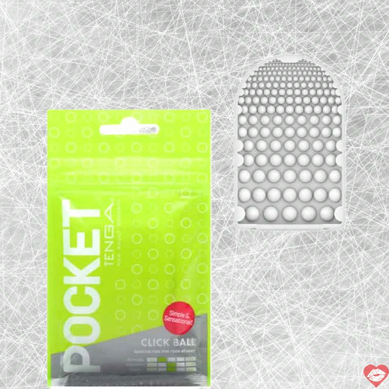 Tenga Pocket Click Ball Masturbator Xanh Siêu Mềm Bóp