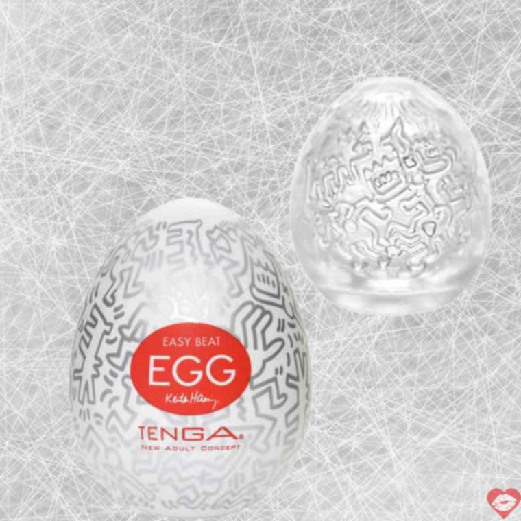 Tenga Egg Keith Haring Party trắng TPE party kích thích