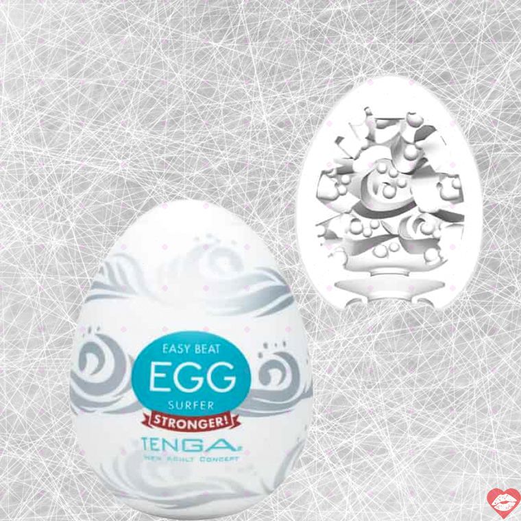 Tenga Egg Hard-Boiled Surfer Trứng Siêu Mịn Bền Bỉ