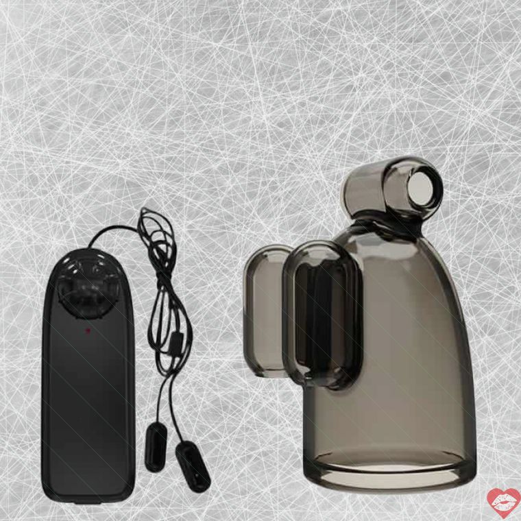 Baile Vibrating Crystal Cap III Đen Rung Đầu Siêu Mạnh