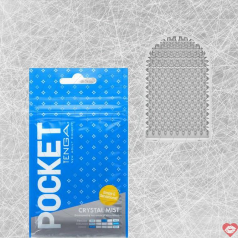 Tenga Pocket Crystal Mist Masturbator Xanh Siêu Nhỏ