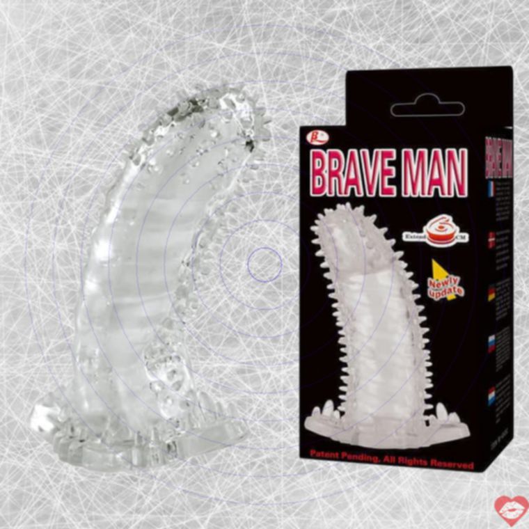 Nasádka Baile Brave Man TPR Trong Suốt Đầu To Élastique