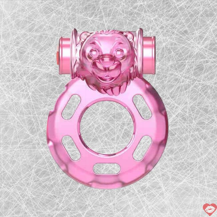 Baile Bear Ring Rung Hồng 1.8cm TPR Dễ Dãn Mạnh